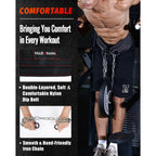 Dip Belt With 37" Chain for Weightlifting, 550LBS for Dips & Pullup