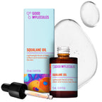 Good Molecules Squalane Oil for Face, Lightweight Facial Oil, 13 ml | Lightweight facial oil that softens and moisturizes skin. Suitable for all skin types.