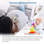 Buy now VTech Communications DM221 Audio Baby Monitor with up to 1,000 ft of Range, Vibrating Sound-Alert, Talk Back Intercom & Night Light Loop, White/Silver at indiglob india