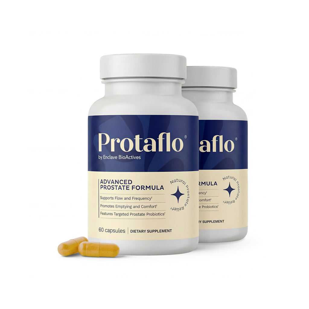 Prostate Support for Men, Urinary Flow & Bladder Care, 60 Capsules | With probiotics, black walnut, nettle, turmeric, lycopene, pumpkin seed, vitamin D3 & K2, zinc & selenium.