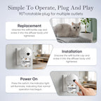Cat Calming Pheromone Diffuser Feline Pheromones Multicat Diffuser Refills Plug in for Anxiety, Stress, Alone At Home,Spraying, Fighting, Scratching Cat Calm Relaxing 6 in 1 (2 Diffusers & 4 Refills)