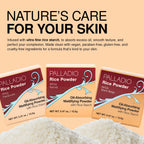 Buy now Palladio Rice Powder, Natural, Loose Setting Powder, Absorbs Oil, Leaves Face Looking and Feeling Smooth, Helps Makeup Last Longer For a Flawless, Fresh Look at indiglob india