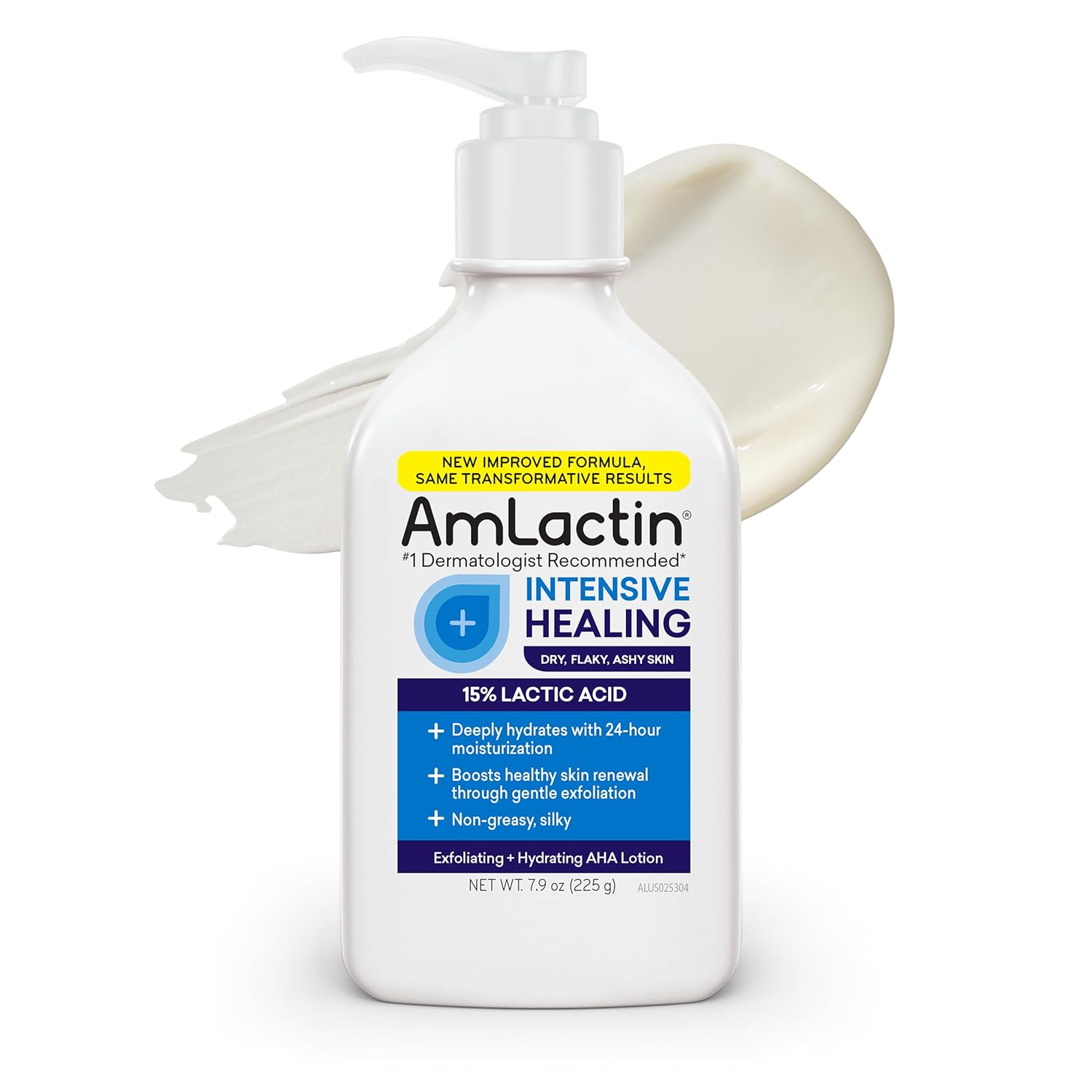 Buy now AmLactin Intensive Healing Body Lotion for Dry Skin, 14.1 oz Pump Bottle, 2-in-1 Exfoliator & Moisturizer with Ceramides & 15% Lactic Acid for Relief from Dry Skin (Packaging May Vary) 7.9 Fl Oz (Pack of 1) Lotion at indiglob india
