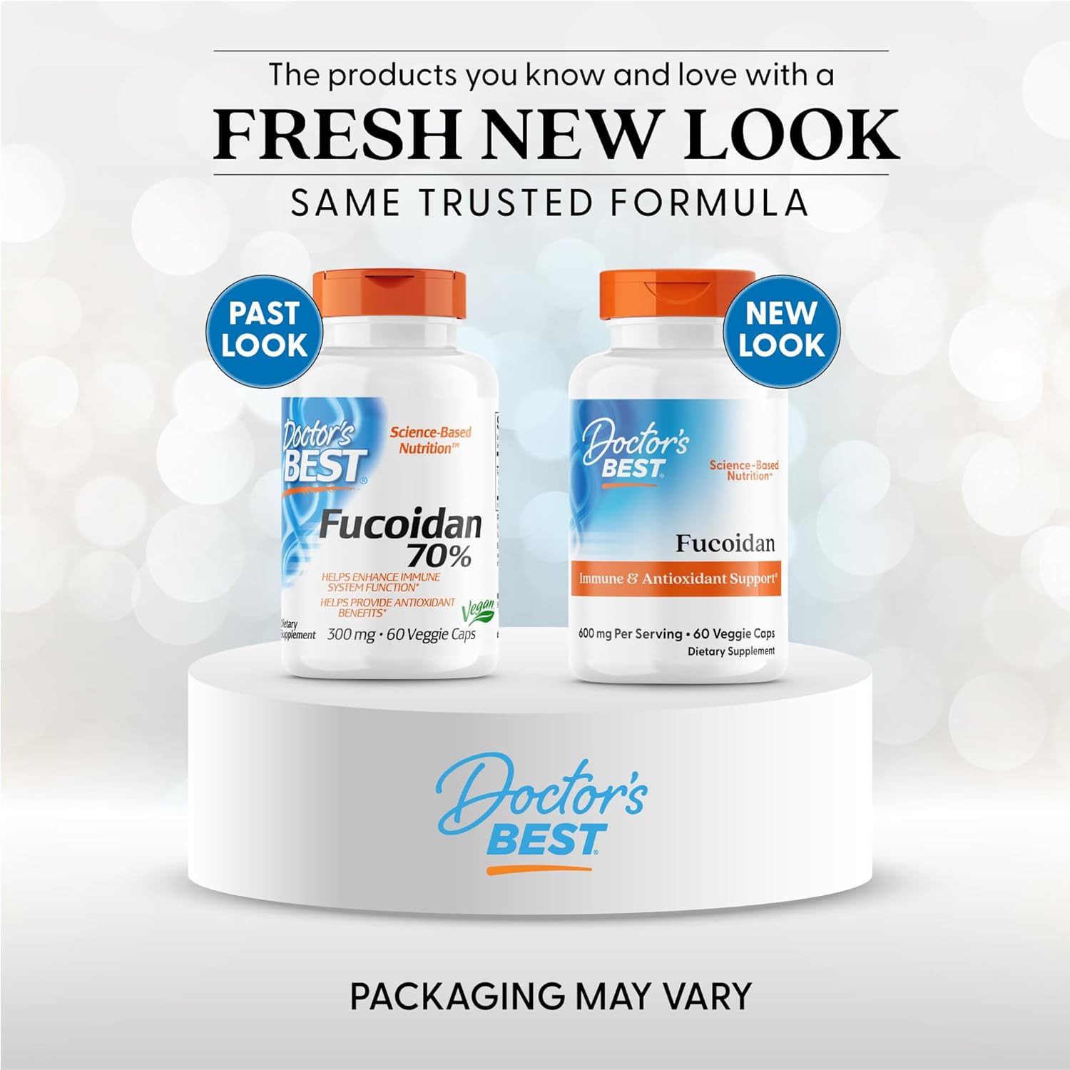 Buy now Doctor's Best Fucoidan 70%, Non-GMO, Vegan, Gluten Free, 60 Count at indiglob india