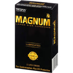 Buy now Trojan Magnum Large Size Lubricated Condoms - 12 count at indiglob india