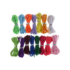 32 Yards 2mm Elastic Band Cord Bracelet String Rubber Rope 15 Colors 6.6ft/pcs for Bracelet,Beading,Jewelry Making by CCINEE
