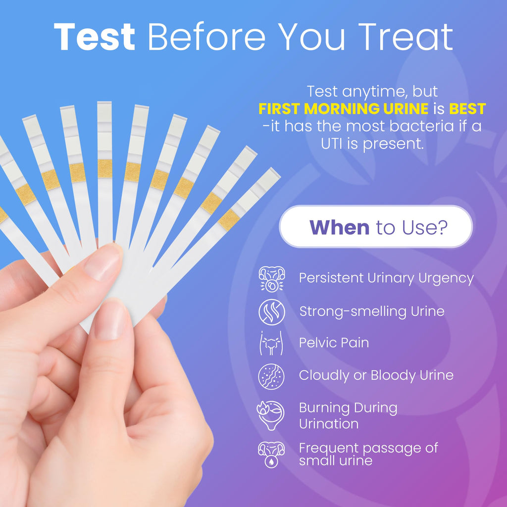 Pelvana (50) Vaginal pH + (50) UTI Tests Combo Kit - Test Before You Treat