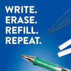 Paper Mate Clearpoint Mechanical Pencils, 0.7mm HB #2 Pencil Lead, Includes 2 Pencils, 1 Lead Refill, 2 Erasers - Back to School, Study Supplies, College, Note-Taking