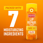 O'Keeffe's Lip Repair SPF 35 Balm, Moisturizer for Cracked, Dry Lips | Heals and Relieves, Long-Lasting Hydration, Contains Aloe, Hypoallergenic Formula