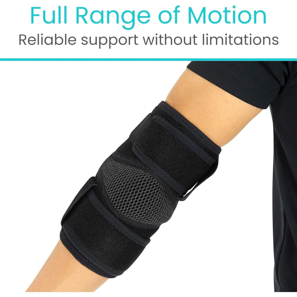 Buy now Vive Elbow Brace - Tennis Compression Sleeve - Wrap for Golfers, Bursitis, Left or Right Arm - Tendonitis Support Strap for Golf, Men and Women - Epicondylitis and Sports Recovery at indiglob india