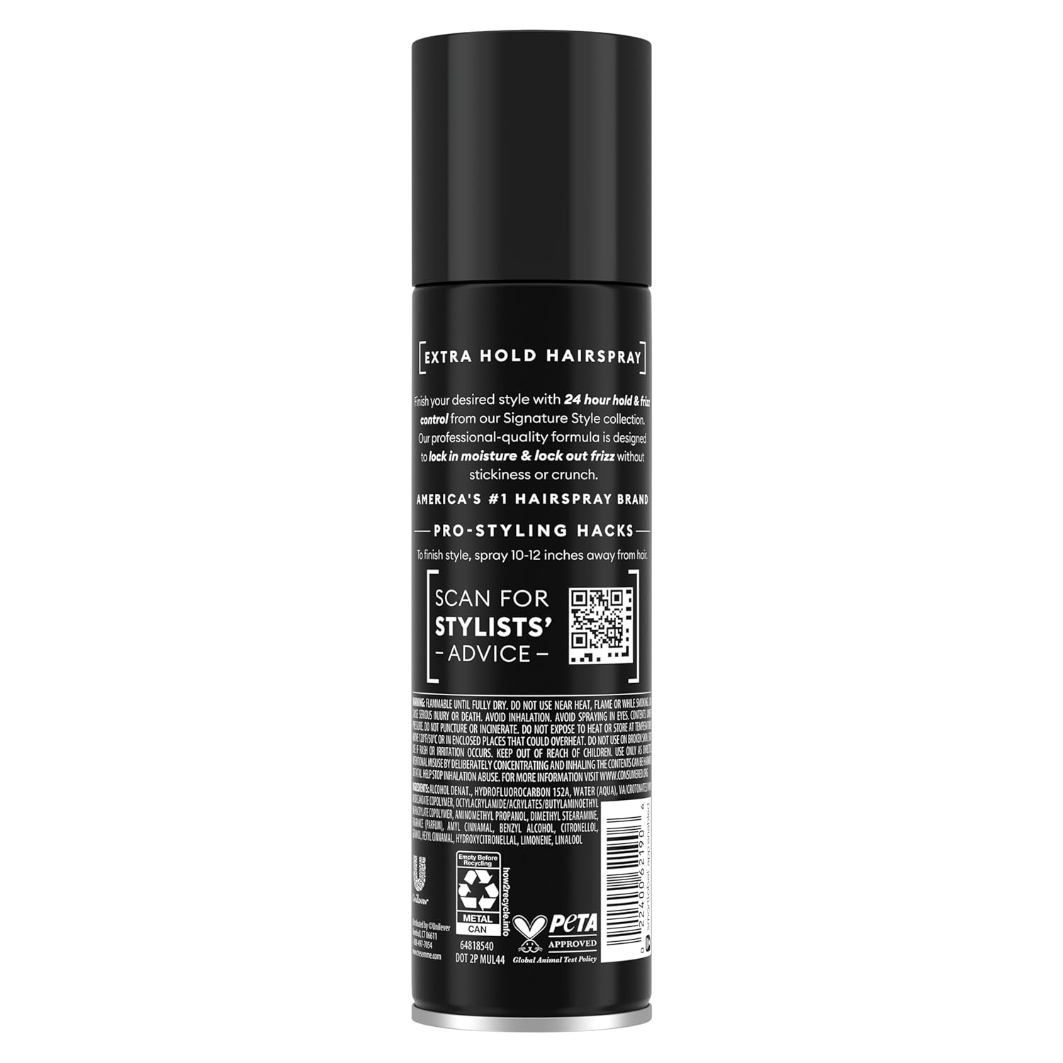 Buy now TRESemmÃ© Extra Hold Hairspray for 24-Hour Frizz Control, with Pro Lock Tech 4.2 oz at indiglob india