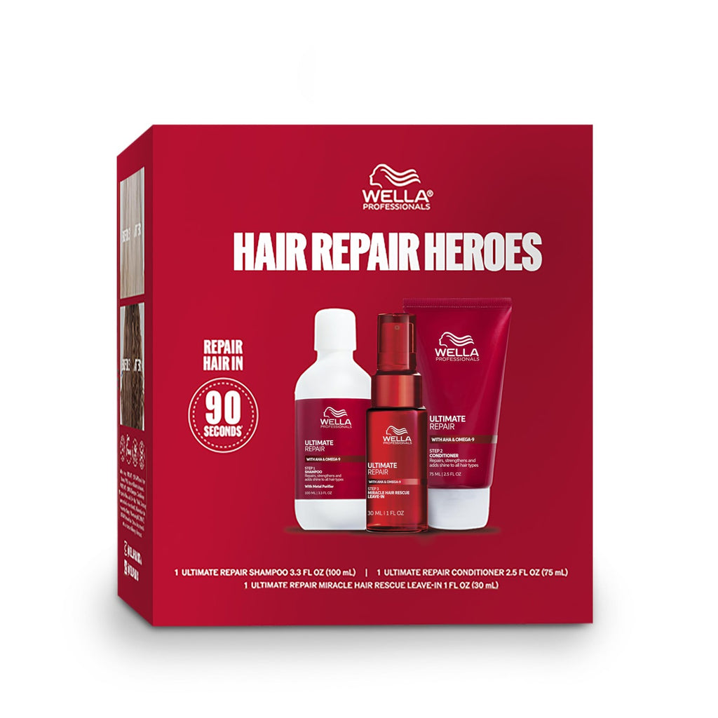 Wella Professionals Ultimate Repair Miracle Hair Rescue for Damaged Hair | Rebuilds strength fast, 90-second treatment, visibly smoother, 99% less breakage vs regular shampoo
