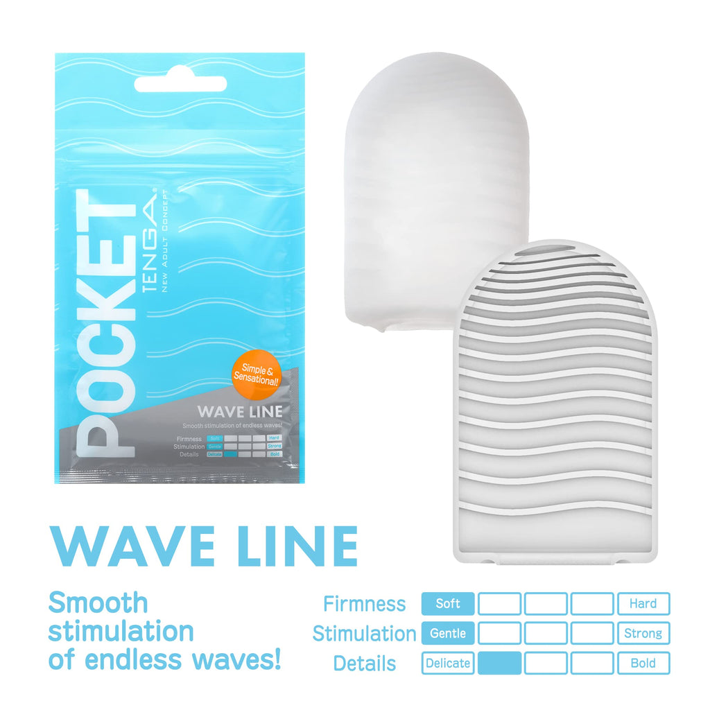 TENGA Pocket 6-Pack Adult Male Masturbator Sex Toys Sleeves Set | Discreet, Portable, Disposable | Variety of Unique Stroker for Men