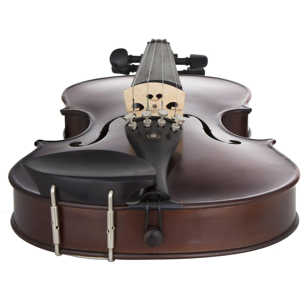 Buy now Cecilio 4/4 Full Size Violin - Hand-Carved Solid Spruce & Maple, Ebony Fingerboard, Deluxe Oblong Hard Case & Bow Included, Fiddle Set for Beginners Professionals at indiglob india