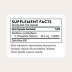 THORNE Riboflavin 5'-Phosphate, Vitamin B2 (R5P) Supplement, 60 Capsules | Supports Methylation, Red Blood Cell Formation & Healthy Metabolism*, Bioactive Vitamin B2, NSF Contents Certified