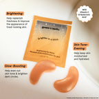 grace & stella Brightening Eye Patches for Dark Circles (6 Pairs)