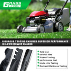 Grasscool 22 inch Deck Toro Recycler Lawn Mower Mulching Blades Replacement