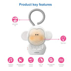 Buy now VTech Communications BC8211 Myla The Monkey Baby Sleep Soother with a White Noise Sound Machine Featuring 5 Soft Ambient Sounds, 5 Calming Melodies & Soft-Glow Night Light, 1 Count (Pack of 1) at indiglob india