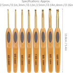 Buy now 8 Sizes Crochet Hooks Set,Ergonomic Crochet Hooks with Soft Rubber Handles and Number Marks for Grandmothers,Moms,Children,Beginners or Advanced Crochet Lovers at indiglob india