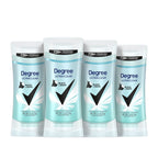 Degree Women's Black+White 4 Count Antiperspirant Balm 2.6 oz - Protects from Deodorant Stains, Fresh Scent, 48H Non-Stop Protection | For black & white clothes, Helps reduce marks & stains, With MotionSense, Fresh scent