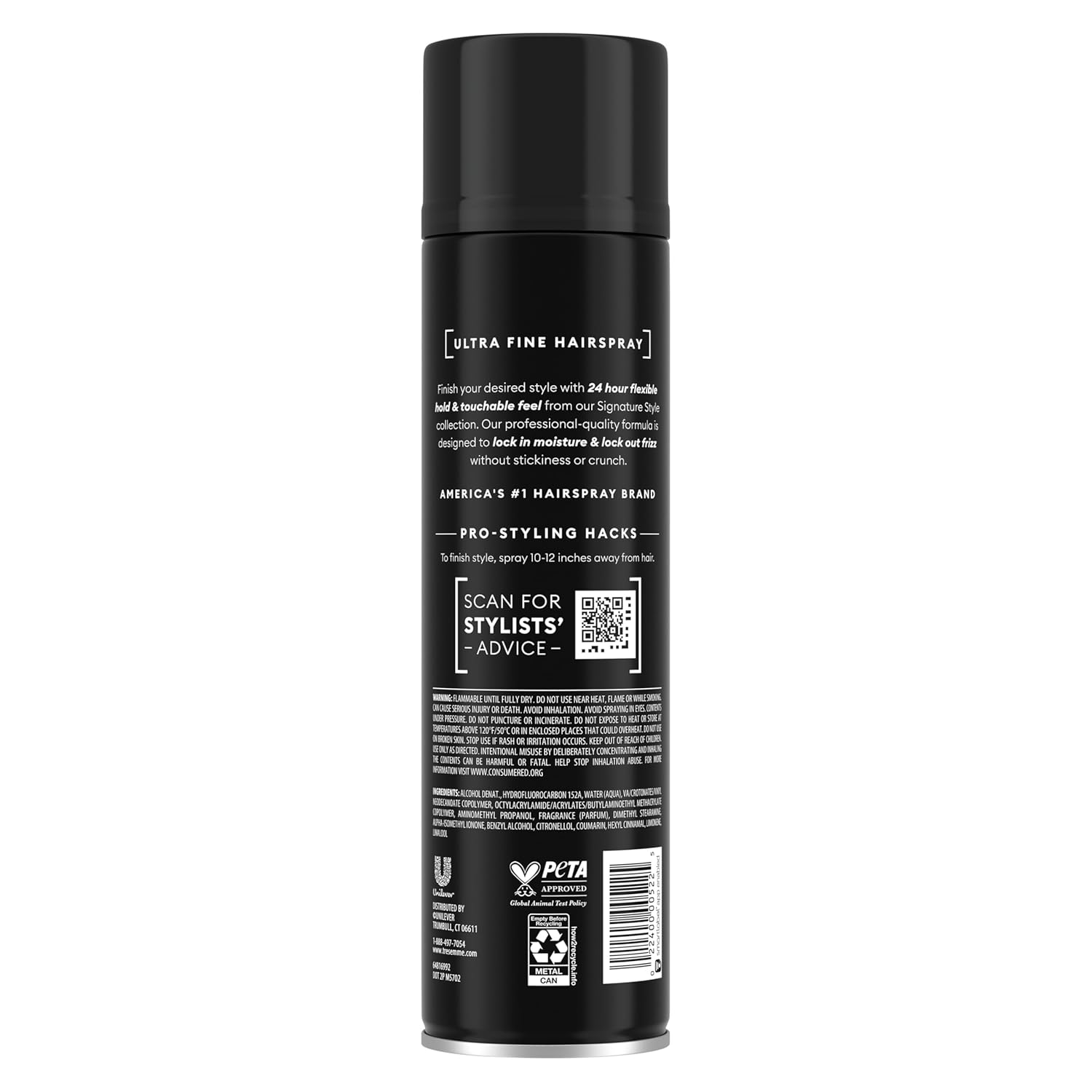 Buy now TRESemmé Ultra Fine Mist Hairspray For Flexible Hold with Pro Lock Tech 11 oz at indiglob india