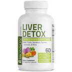 Bronson Liver Detox Advanced Detox & Cleansing Formula 60 Capsules | Liver Health Support with Milk Thistle, Dandelion Extract, Turmeric, Artichoke Leaf & Beet Root, Non-GMO, Soy-Free