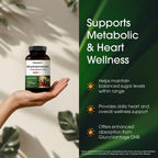 NatureBell Dihydroberberine with Berberine HCl - 120 Vegetarian Capsules - 500mg Dual Action Complex with GlucoVantage for High Absorption - Balanced Sugar & Heart Health Support*