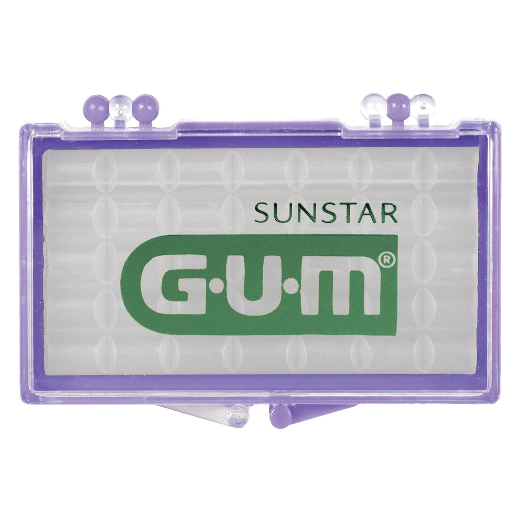 Buy now GUM Orthodontic Wax for Braces and Dental Devices - Soothing Dental Wax with Vitamin E and Aloe Vera - Clear Color and Refreshing Mint Flavor (Pack of 1) at indiglob india