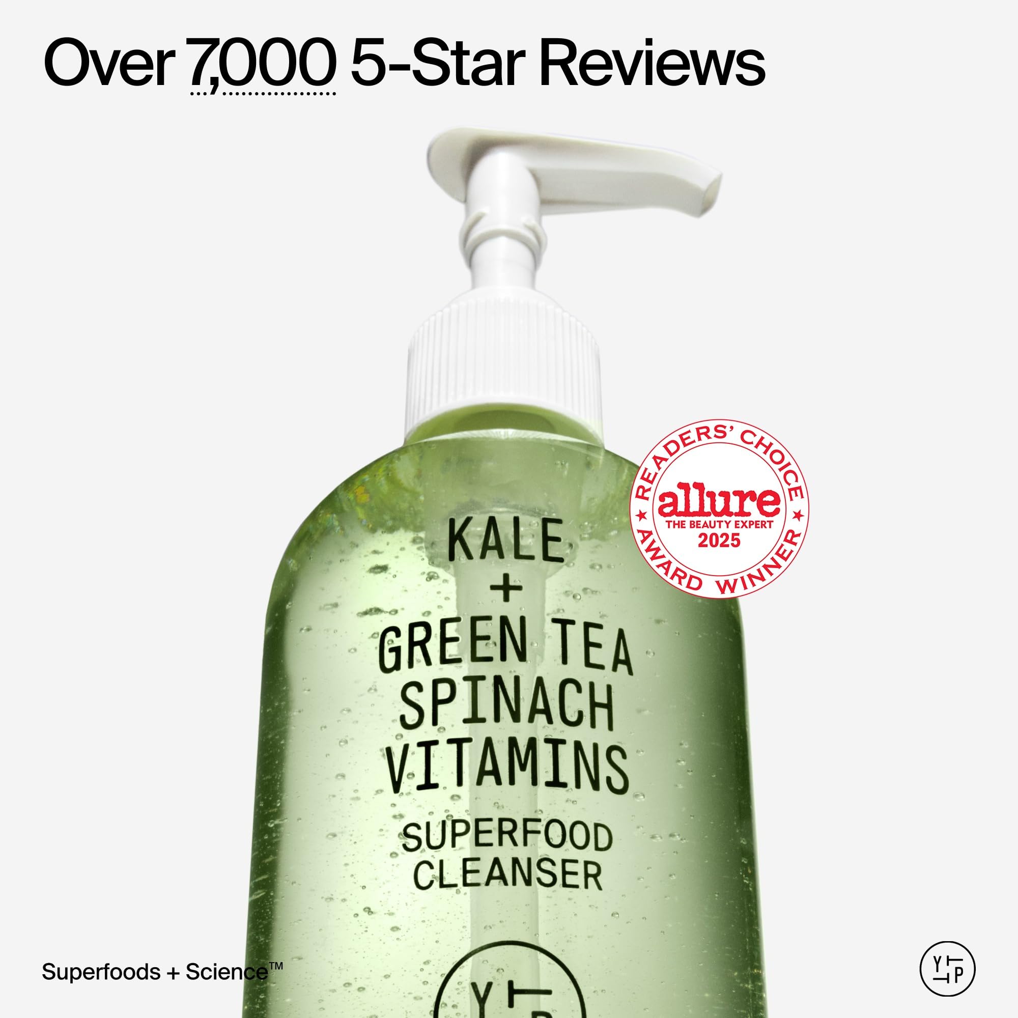 Buy now Youth To The People Superfood Facial Cleanser - Kale + Green Tea Daily Face Wash, Gentle Makeup Remover, with Soothing Antioxidants for Glowing Skin, pH Balance, Clean Pores, Sulfate-free, Refillable at indiglob india