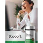 Horbäach Ceylon Cinnamon Supplement | 150 Capsules | Herbal Extract Pills | Non-GMO & Gluten Free