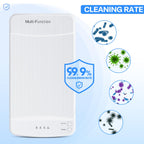 LXIANGN Nail Tool Cleaner with Blue Light, Portable USB Cleaning Box