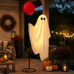 Halloween Decorations Outdoor, 6 FT Life Size Ghost with Red Balloon