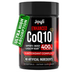 CoQ10 400mg Softgels - High Absorption Co Q10, 400mg Softgels for Heart Health & Energy Production - Enhanced Co Q 10 Supplement with Antioxidants and Flaxseed Oil - CoQ10 400 mg per Serving