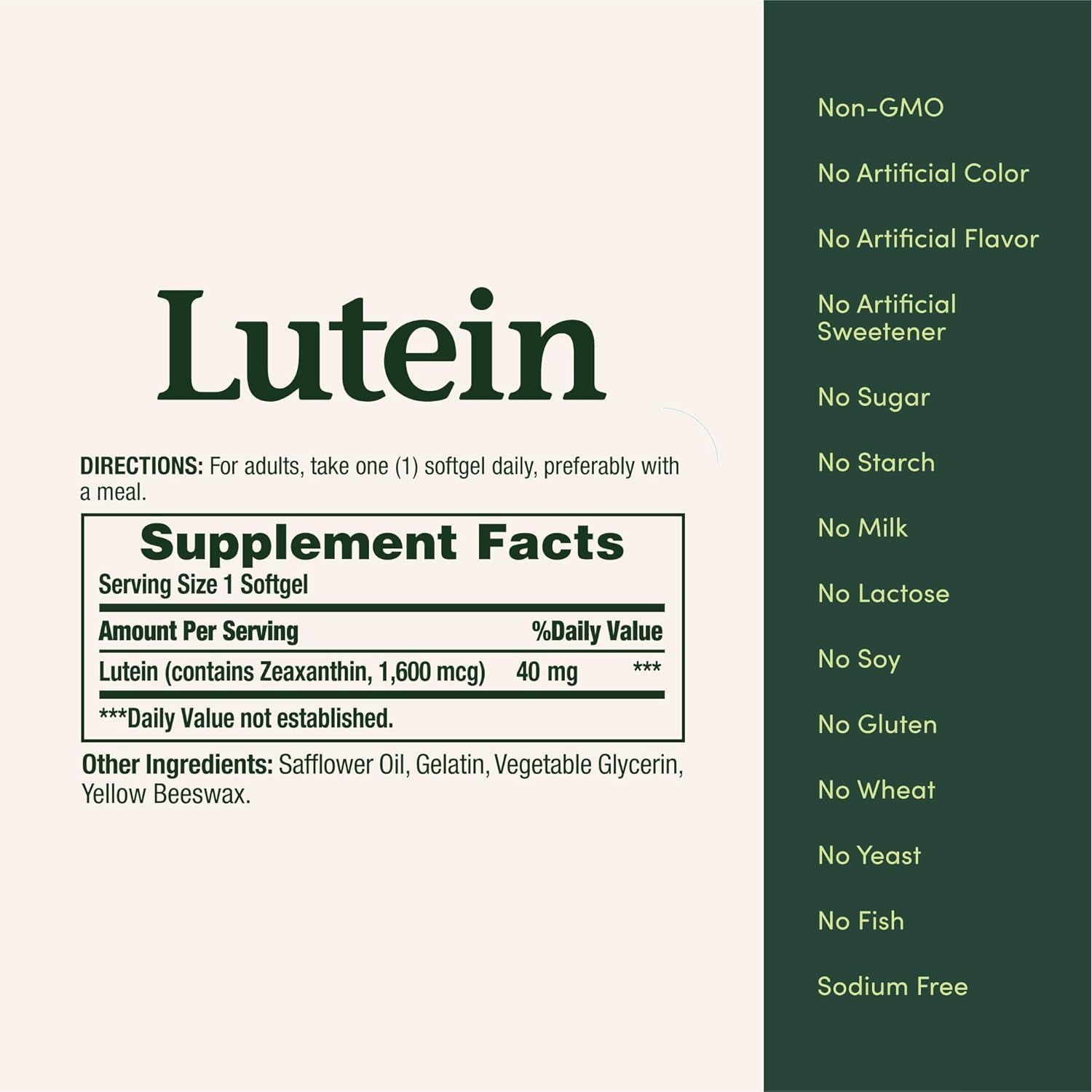 Buy now Nature's Bounty Lutein Pills, Eye Health Supplements and Vitamins, Support Vision Health, 40 mg, 30 Softgels at indiglob india