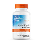 Doctor's Best Alpha Lipoic Acid Supplement 300mg - Alpha-Lipoic Acid Caps for Men & Women, ALA Antioxidant Support for Nerve Health, Aids in Cellular Function, Non GMO, Gluten Free - 180 Veg Capsules