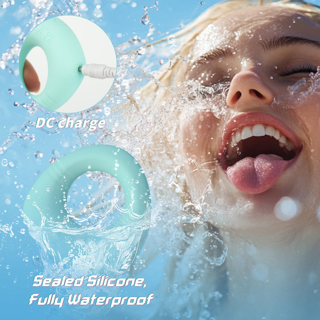 Full Liquid Silicone Vibrating Cock Ring,Penis Vibrator Male Adult Sex Toys