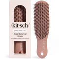 Buy now Kitsch Scalp Renewal Brush - Exfoliating & Scalp Massager for Hair Growth, Gentle Head Massage Brush to Remove Buildup, Boost Circulation & Relaxing Head Scrubber for Washing Hair - Terracotta at indiglob india