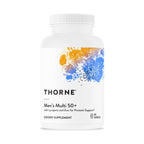 THORNE Men's Multi 50+, Comprehensive Daily Multi-Vitamin, 180 Capsules | Formulated with 23 Key Nutrients, Supports Prostate, Heart, Brain, Muscle & Immune Health*, Third-Party Certified