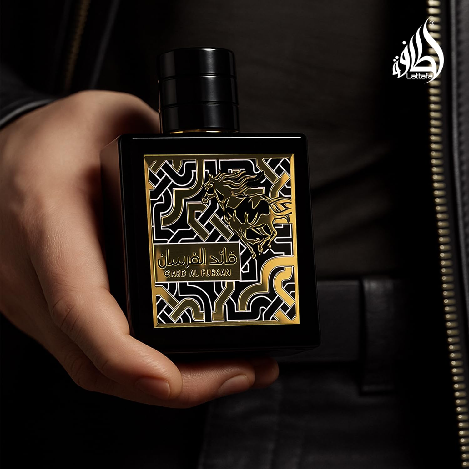 Buy now Lattafa Qaed Al Fursan for Men Eau de Parfum Spray, 3.04 Ounce at indiglob india