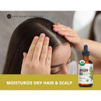 Buy now Kate Blanc Cosmetics Argan Oil for Hair, Face & Skin from Morocco (4oz, USDA Certified Organic, Cold Pressed & 100% Pure, Light) at indiglob india