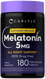 Carlyle Melatonin 5mg | 180 Sustained Release Tablets