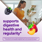 Vitafusion Fiber Well Gummies for GLP-1 Support | 5mg | 90 Count | Sugar Free Adult Gummy | Vitamins For Women & Men | Berry & Peach Flavors | Gluten Free Formula
