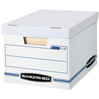 Bankers Box 30-Pack Basic-Duty File Storage Box with Lid, Letter/Legal