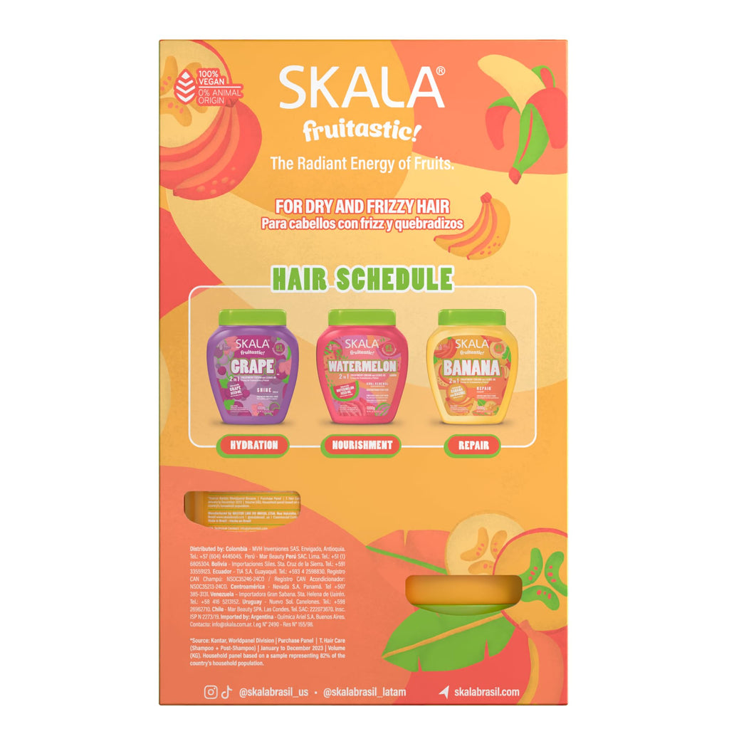 SKALA Fruitastic Banana Shampoo & Conditioner Kit 10.99 Fl Oz Each
