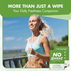 80Pcs Deodorant Wipes Individually Wrapped, Travel Antiperspirant Body Wipe