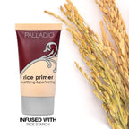 Buy now Palladio Rice Primer, Formulated with Natural Rice, Controls Oil on Your Skin and Locks in Makeup, Lightweight with a Smooth Matte Finish, Reduces Facial Shine, for All Skin Types, Beige, 0.71 Fl Oz at indiglob india