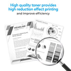 AOLIBE 85A CE285A Compatible Black Toner Cartridge Replacement for HP CE285A 85A Toner Cartridge, Use for P1102w P1102 P1109W M1217nfw M1212 M1212nf M1217 Printers, 2-Pack