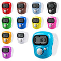 Amble 12 Pack Electronic Finger Counter, 5 Digit LCD Electronic Digital Display, Hand Tally Clicker Counter, Digital Handheld Tally Counter, Counting for Golf, Goods Counting, Lap, Knitting