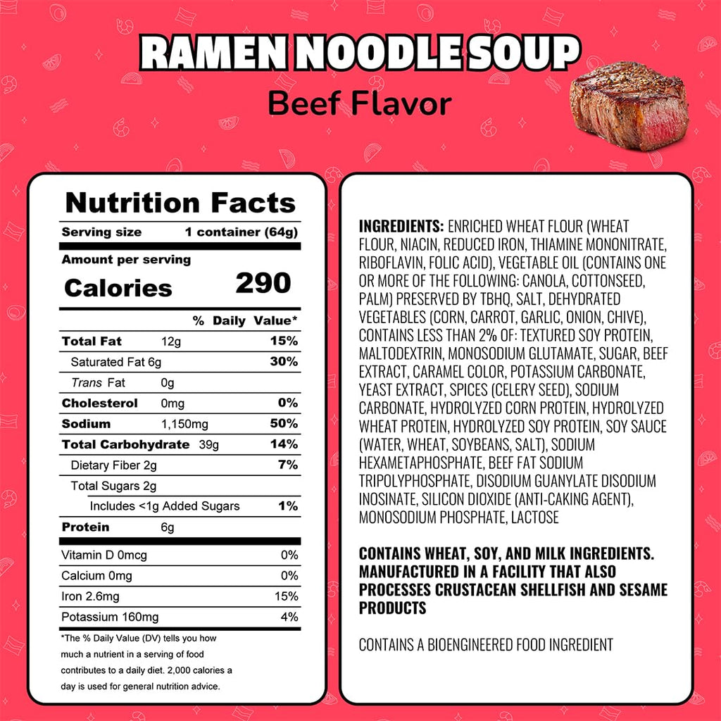 Buy now Maruchan Instant Lunch Beef, 2.25 Oz, Pack of 12 at indiglob india