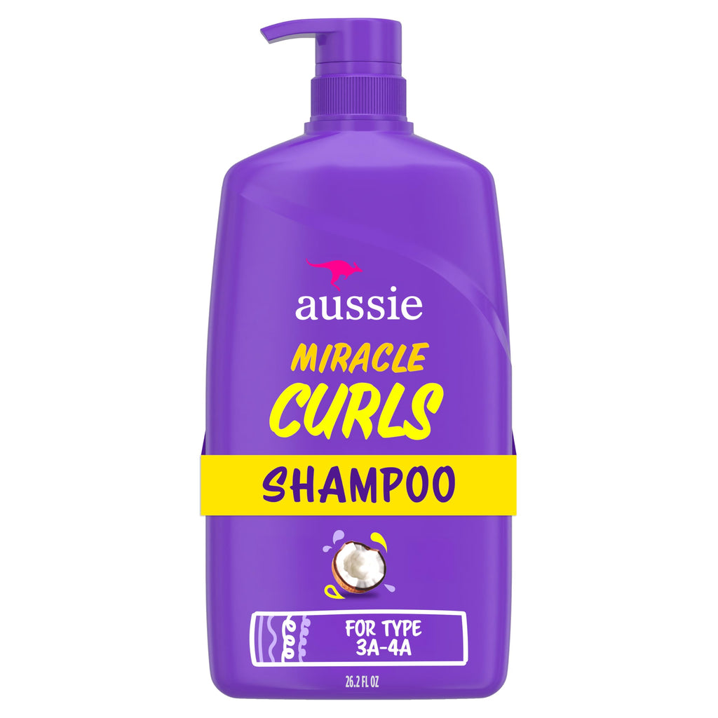 Aussie Miracle Moist Shampoo: Hydrating & Gentle Cleansing Treatment with Avocado & Jojoba Oil, 26.2 Fl Oz